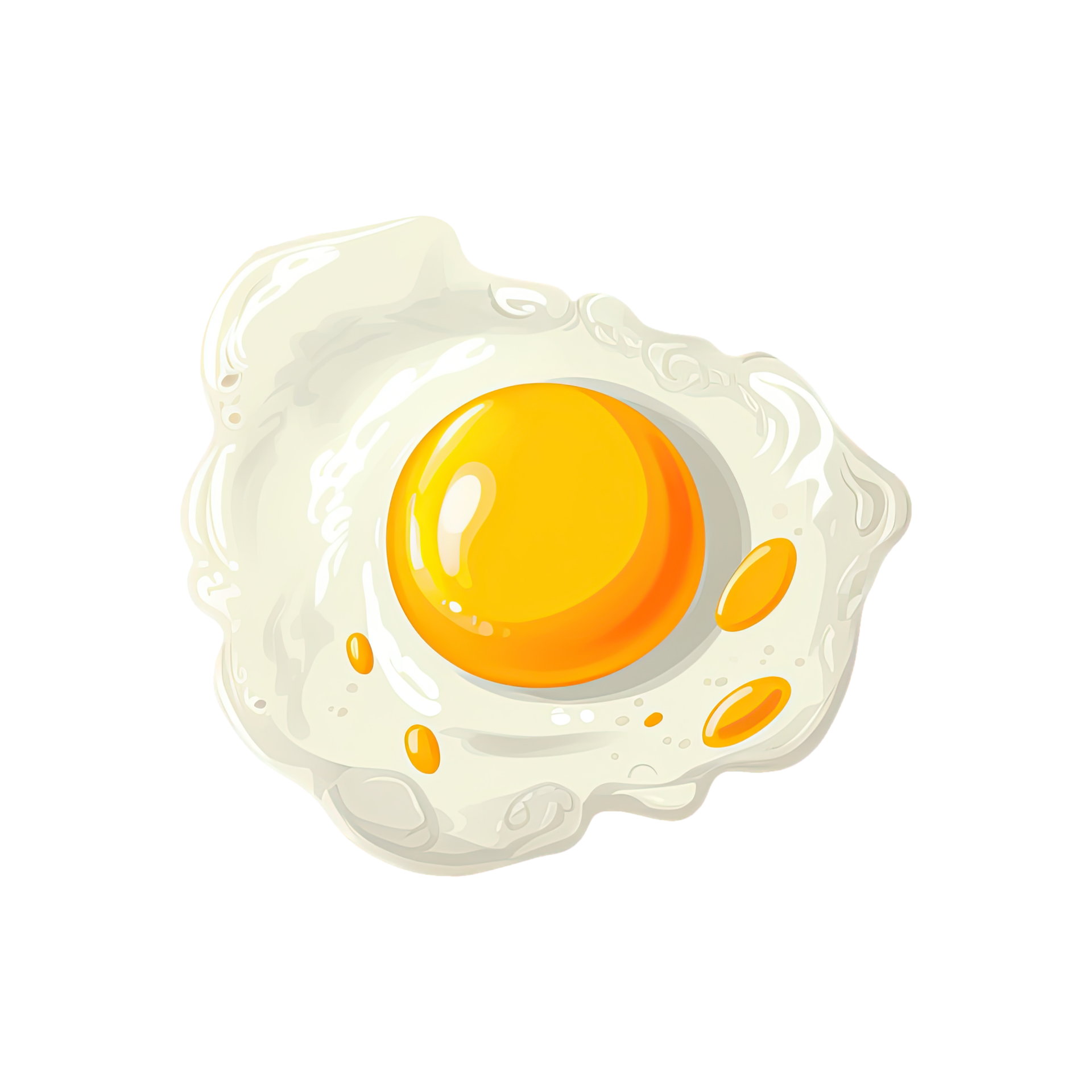 Fried egg vector on transparent background PNG - Similar PNG