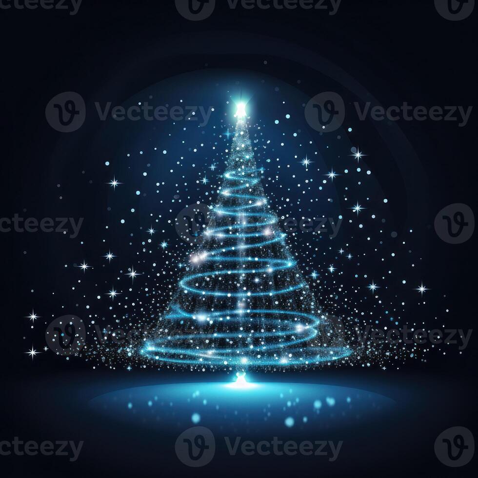 Christmas tree background. Illustration photo