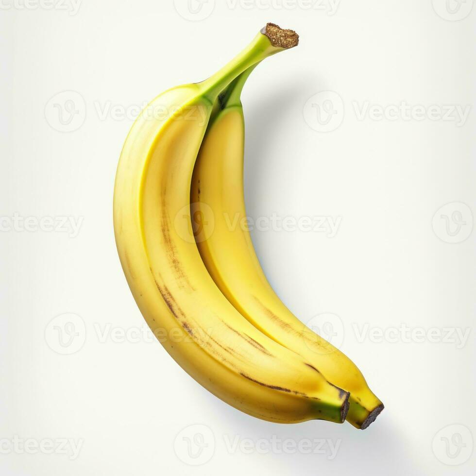 Fresco plátano aislado foto