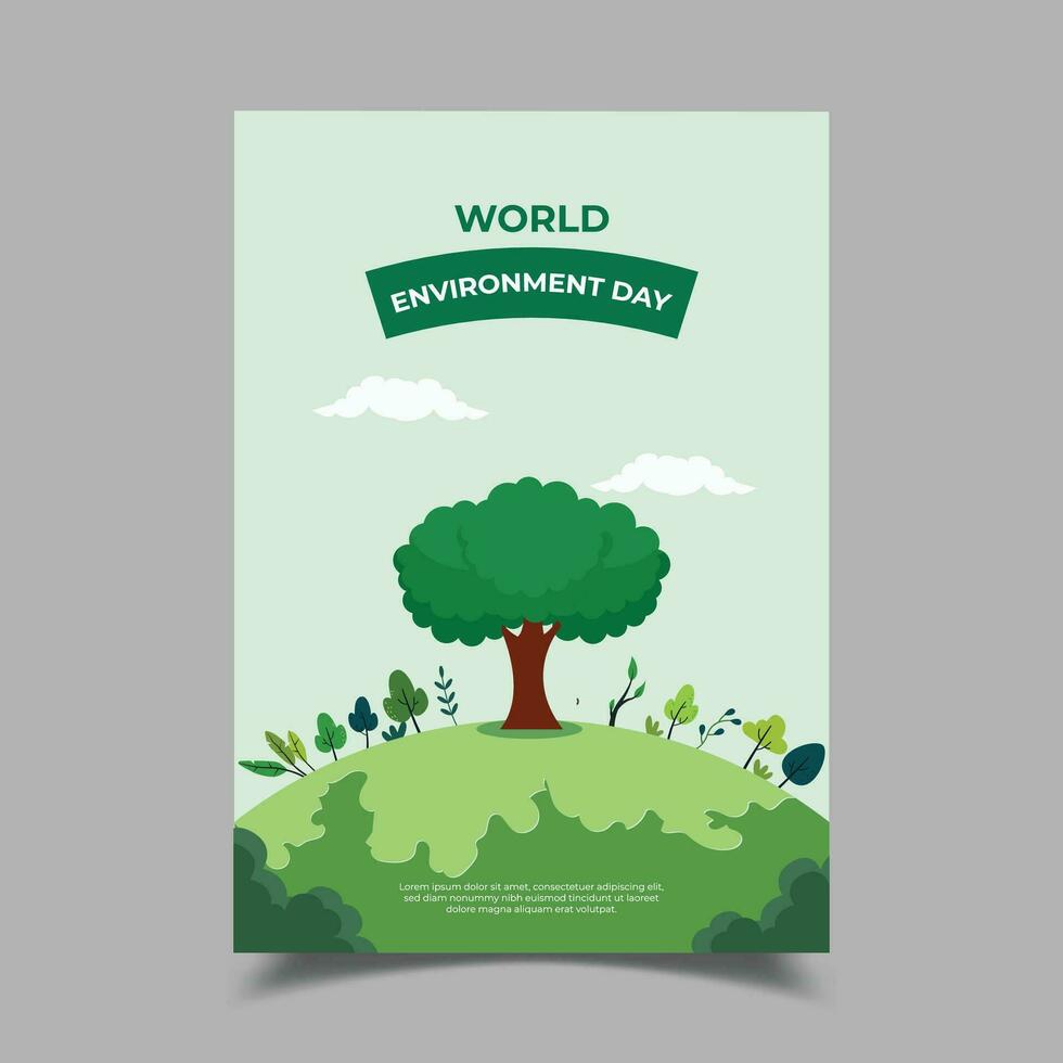 World Environment Day Vector Illustration