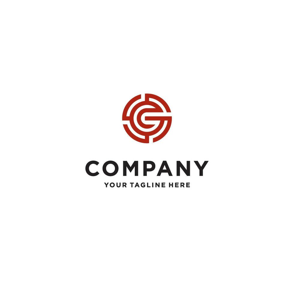 G logo letter design on white background. G logo monogram initial concept G icon logo design .Suitable for your design need, logo, illustration, animation, etc. vector