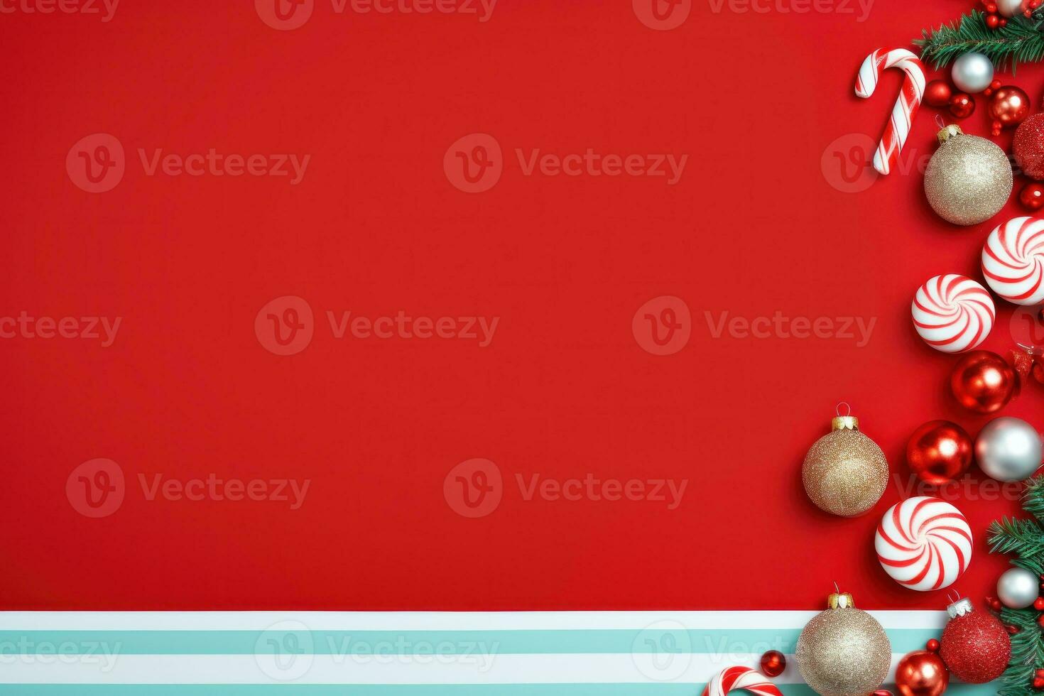 Red Christmas background photo