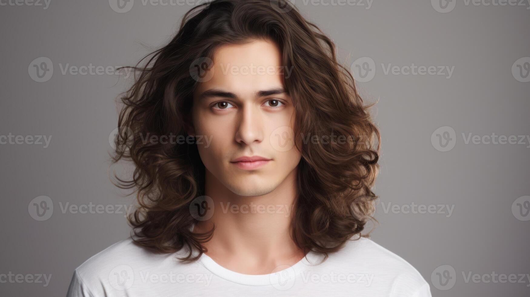 A young asian man. Illustration photo