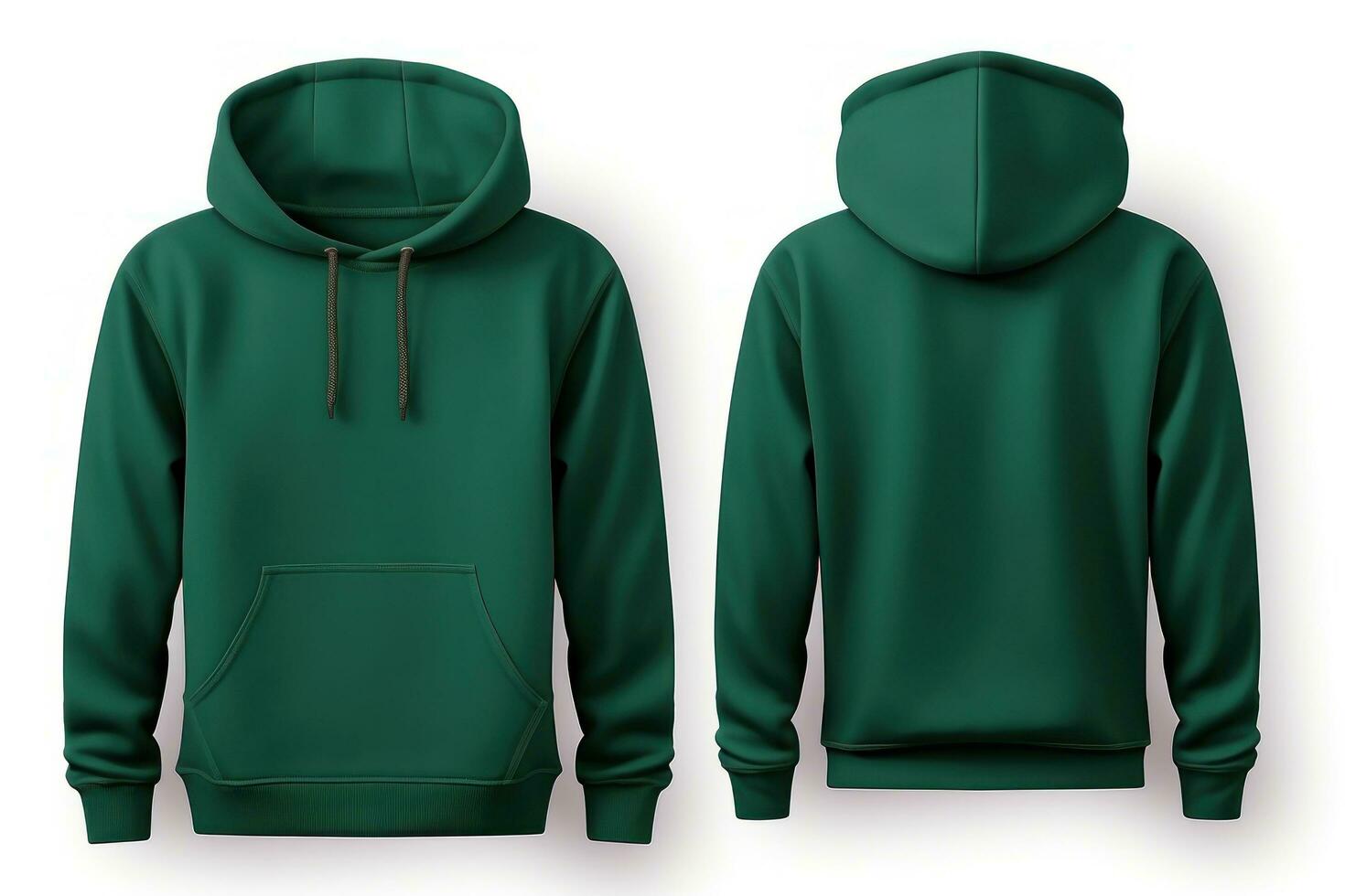 Set of hoodie isolated photo