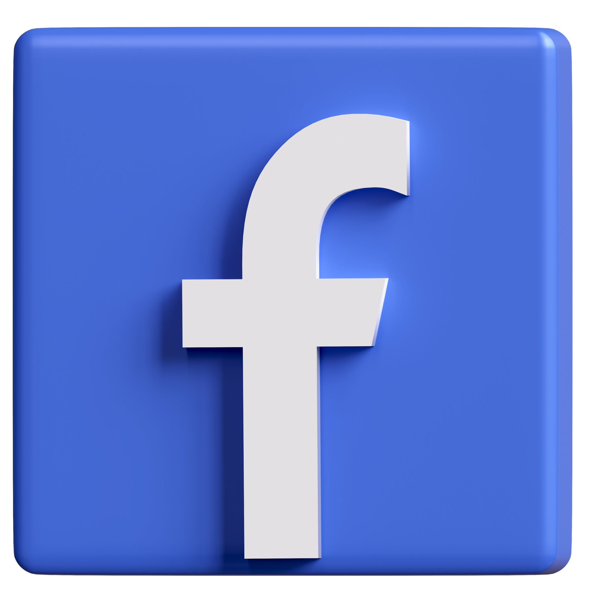 3D Facebook Logo Badge. Facebook is a popular and well known global