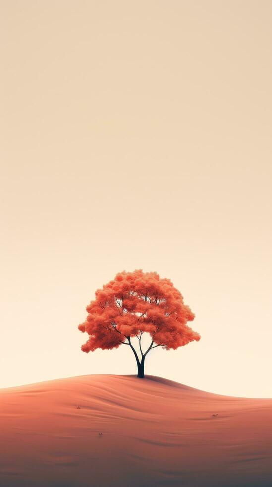 Minimalist natural wallpaper for mobile phone photo