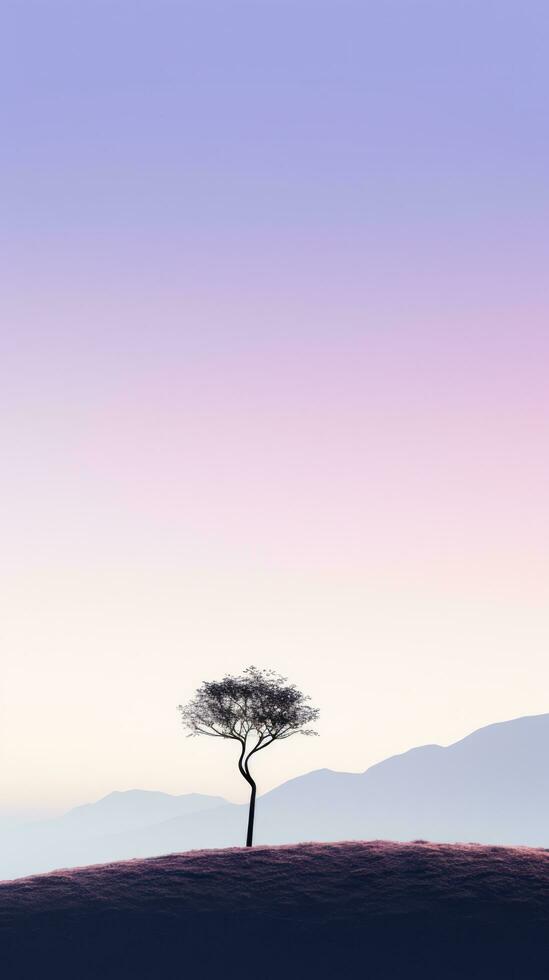 Minimalist natural wallpaper for mobile phone photo