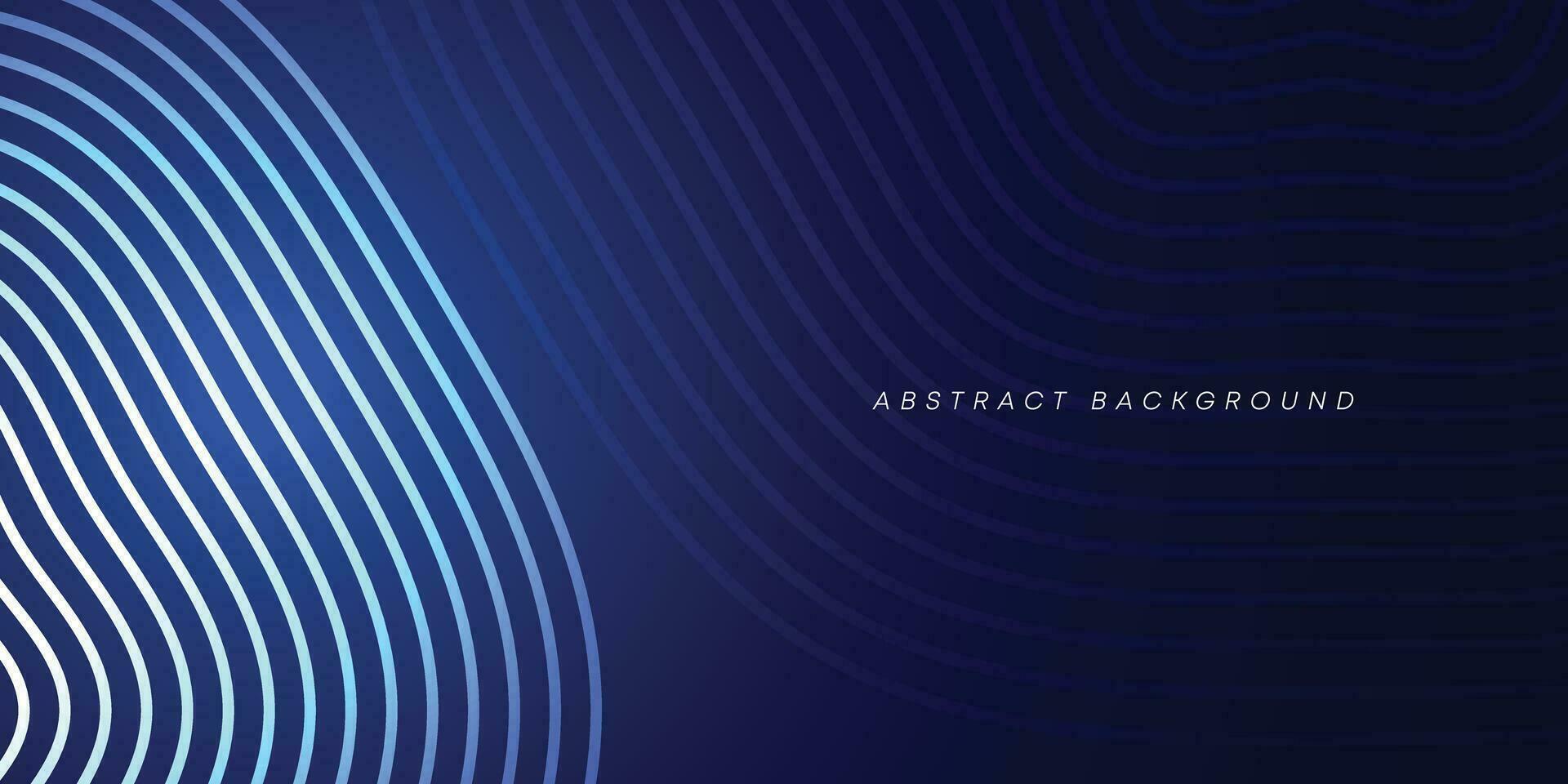 Abstract geometric lines dark blue glowing background. stripe line art design. diagonal banner of corner lines. Modern style shiny blue rounded square pattern. Suit for banner, presentation, website vector