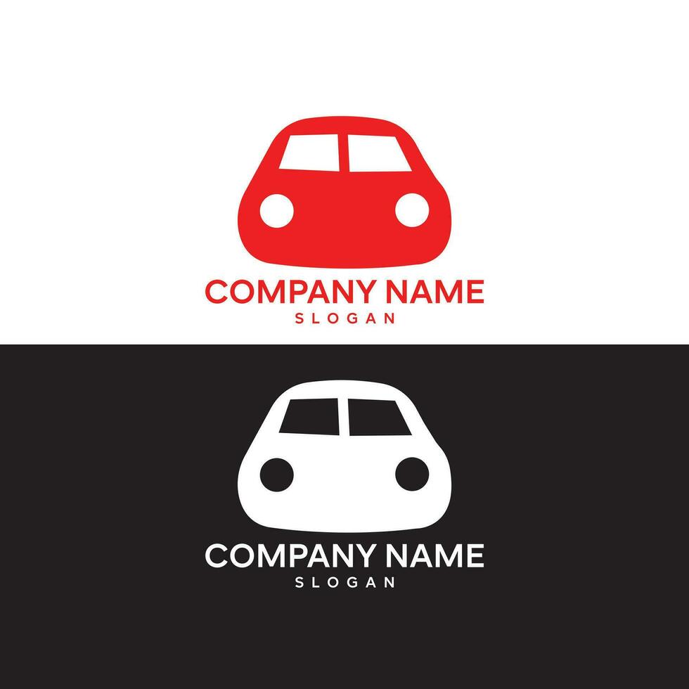 Auto style car logo design with concept sports vehicle vector