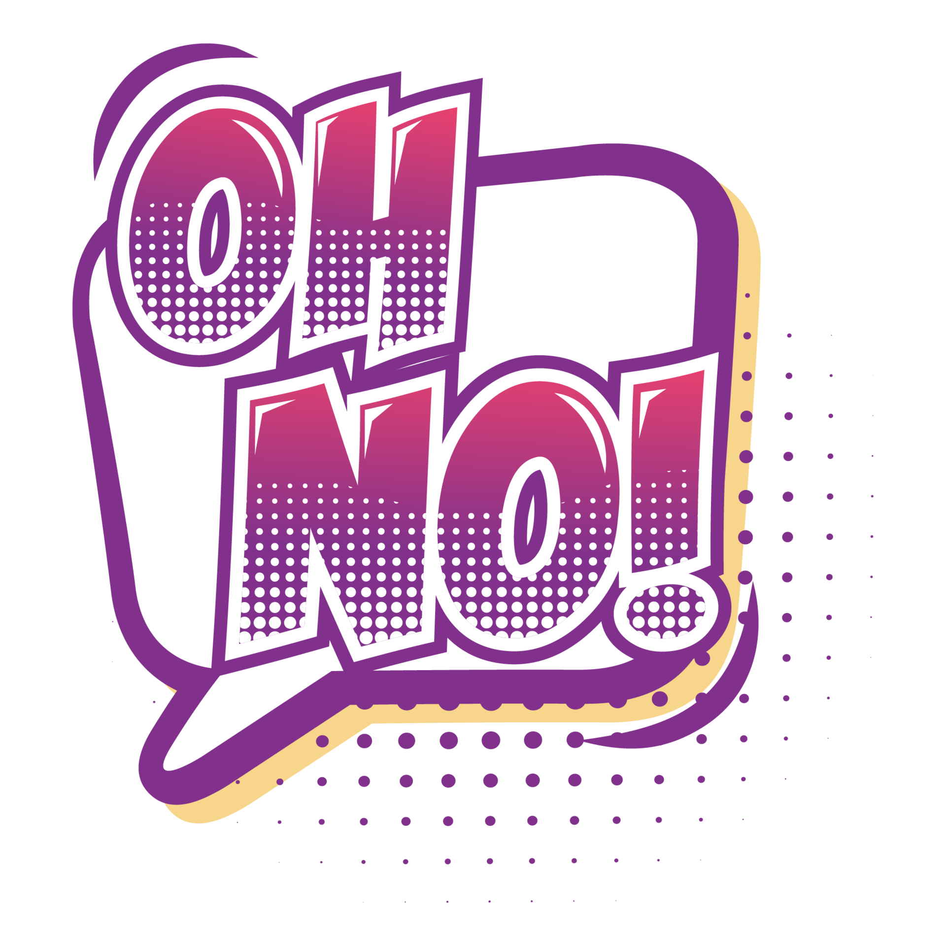 Oh No Icon Retro Color 2D Illustration 27124698 PNG