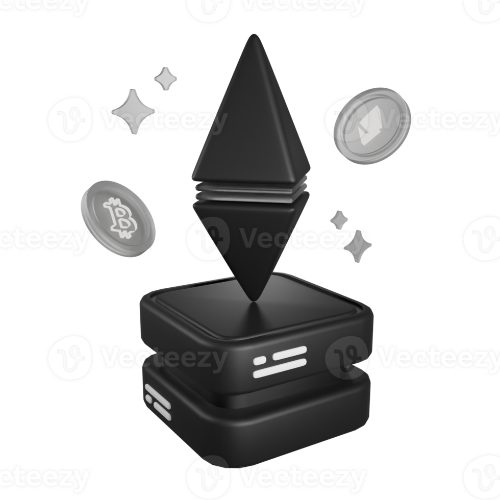 Machine NFT 3D Illustration png