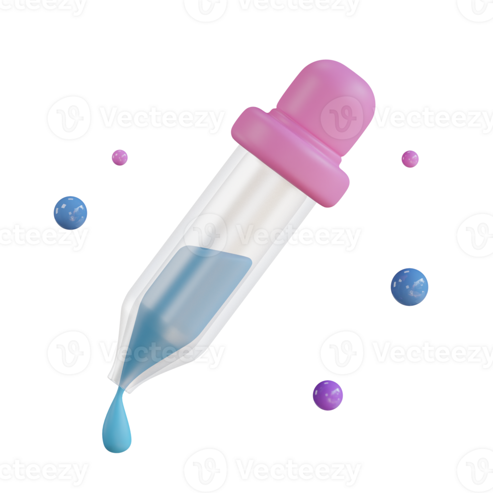 Eyedropper Tools Digital 3D Illustrations 27124922 PNG