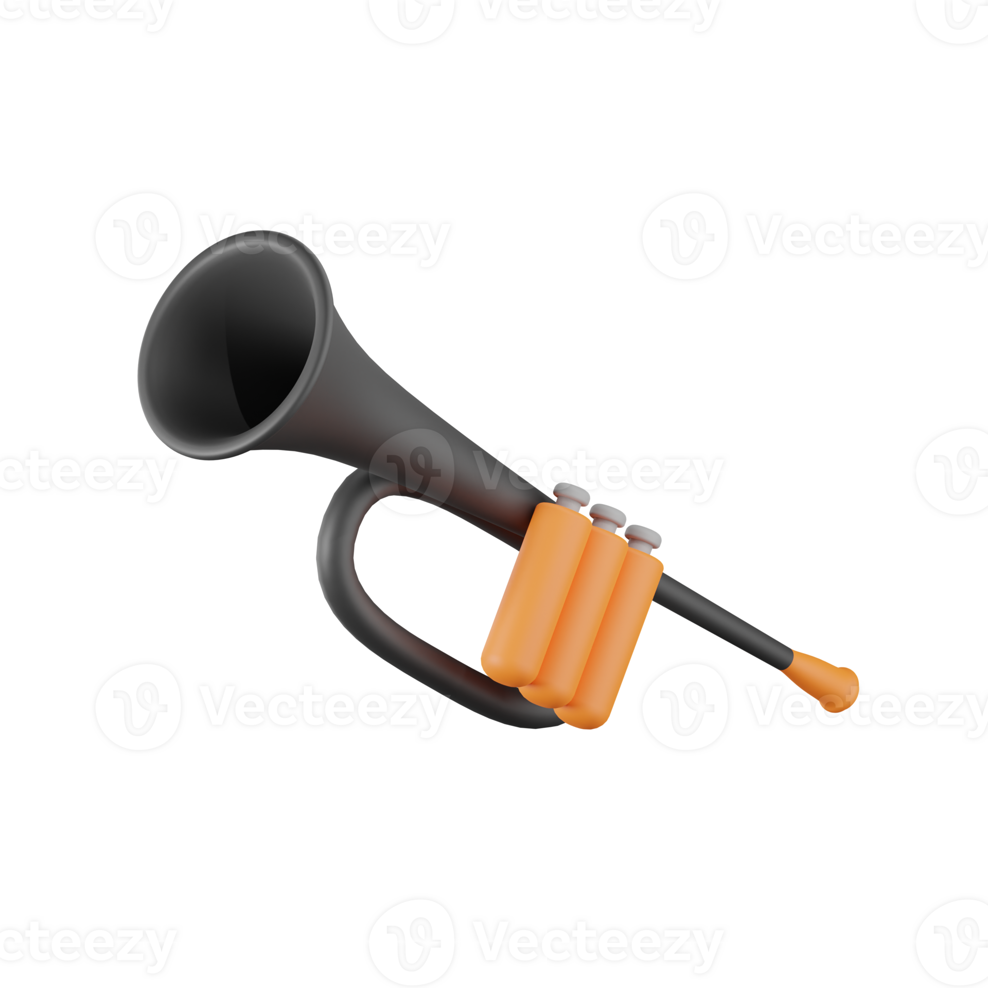 Trumpet Music Studio 3D Illustrations 27125165 PNG