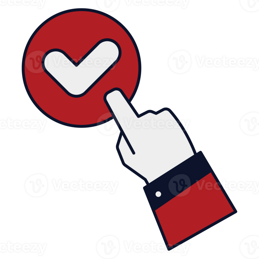 Click Marketing Sales Color 2D Illustrations png