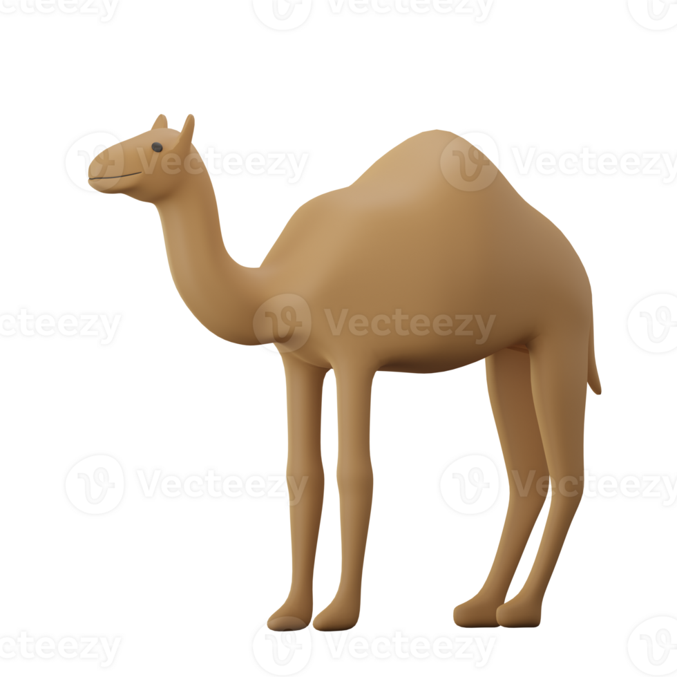 Camel Eid Adha 3D Illustrations png