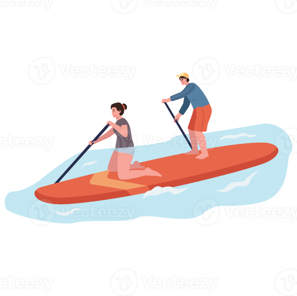 Rowing Boat Outdoor Adventure Color 2D Illustrations png