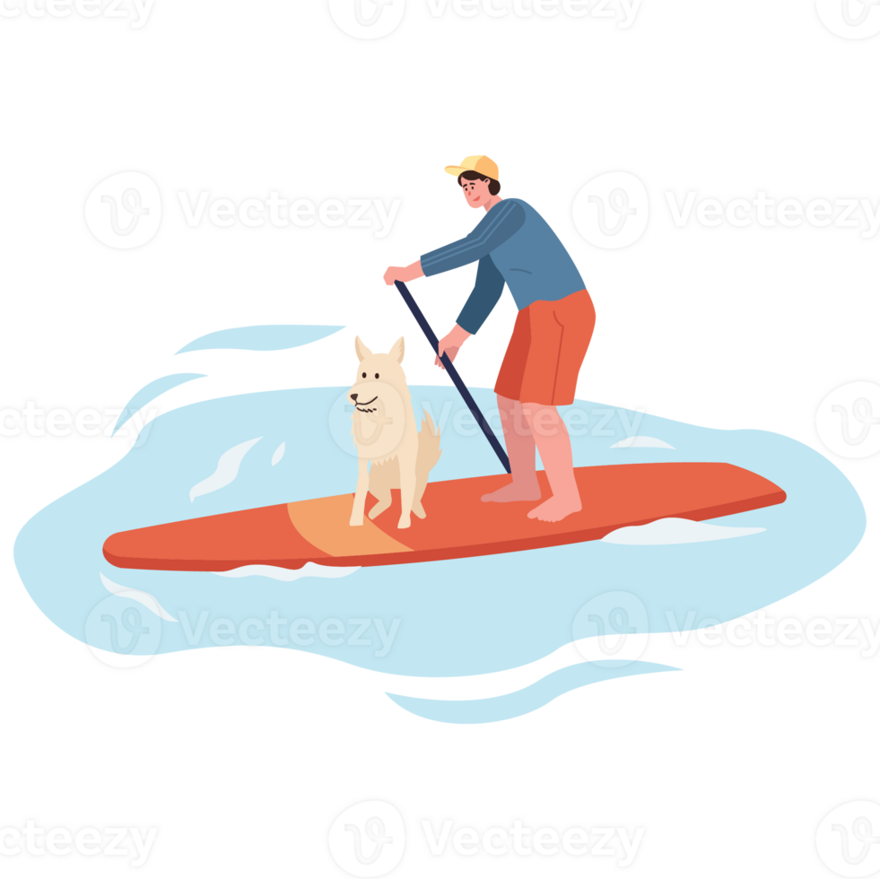 Surf Outdoor Adventure Color 2D Illustrations png