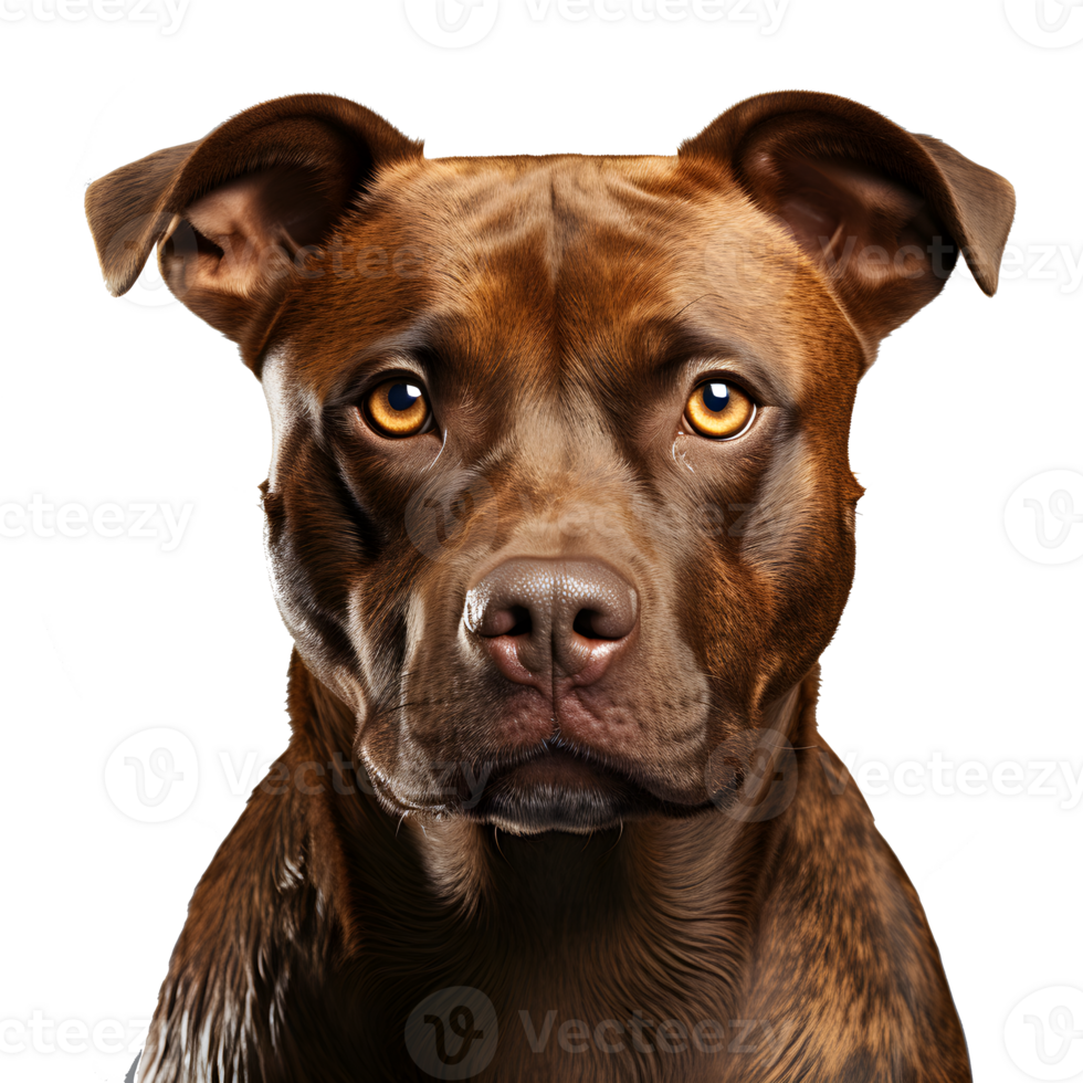 bulldog isolated on transparent background ,pitbull clipart , png