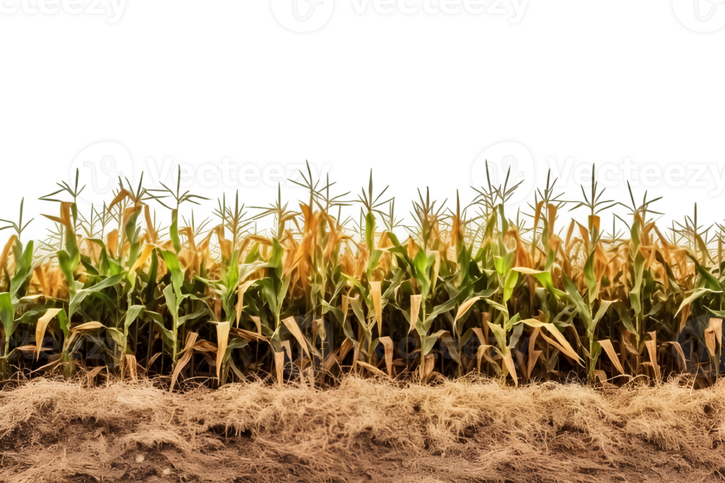 corn field isolated on transparent background ,generative ai 27125700 PNG