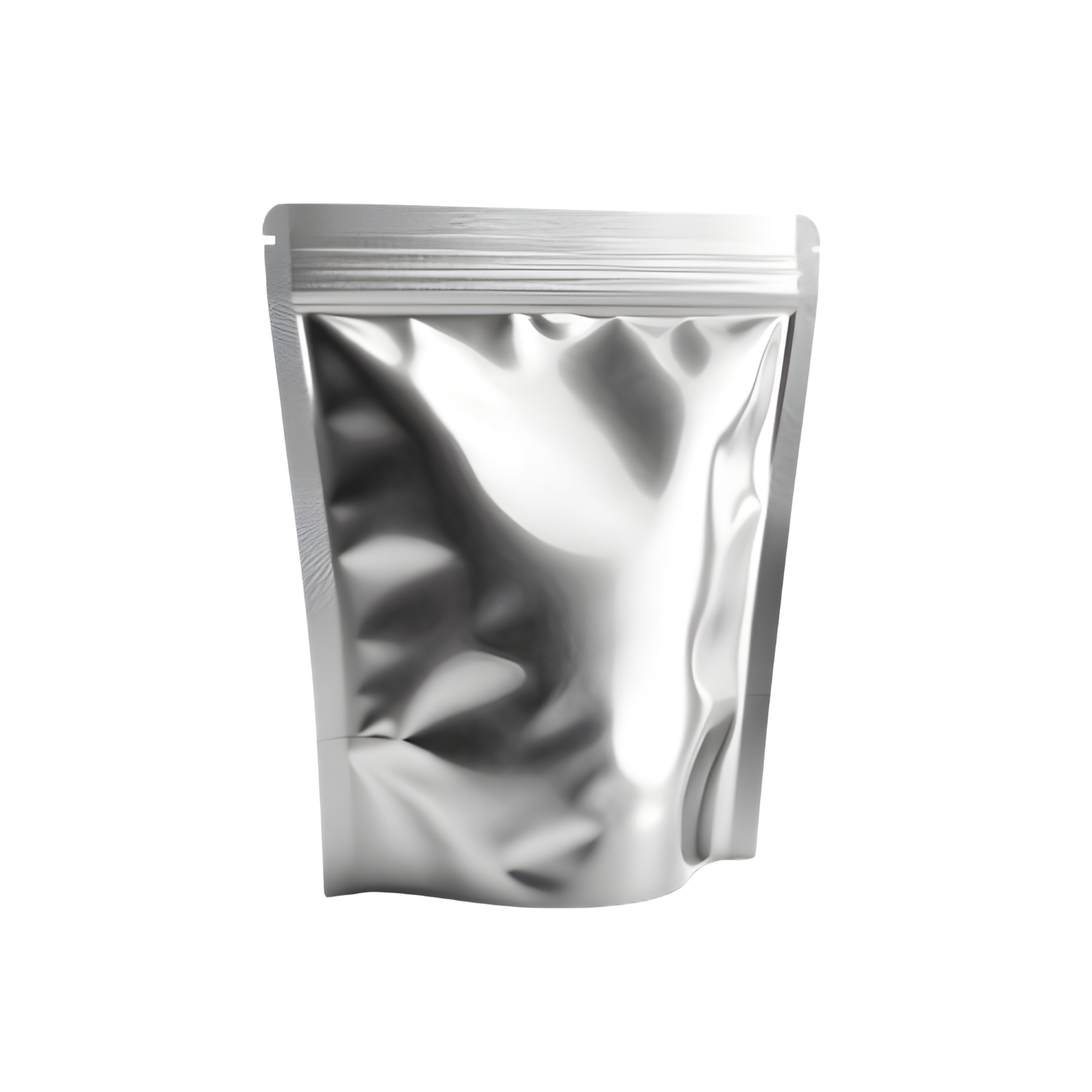 aluminum zip lock food packaging mockup, generative ai 27125785 PNG