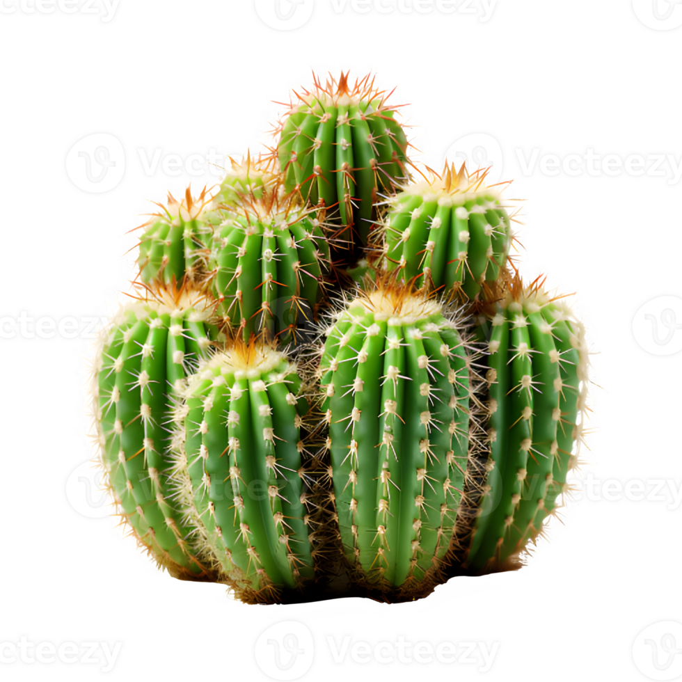cactus isolated on transparent background ,thorny plant ,generative ai png