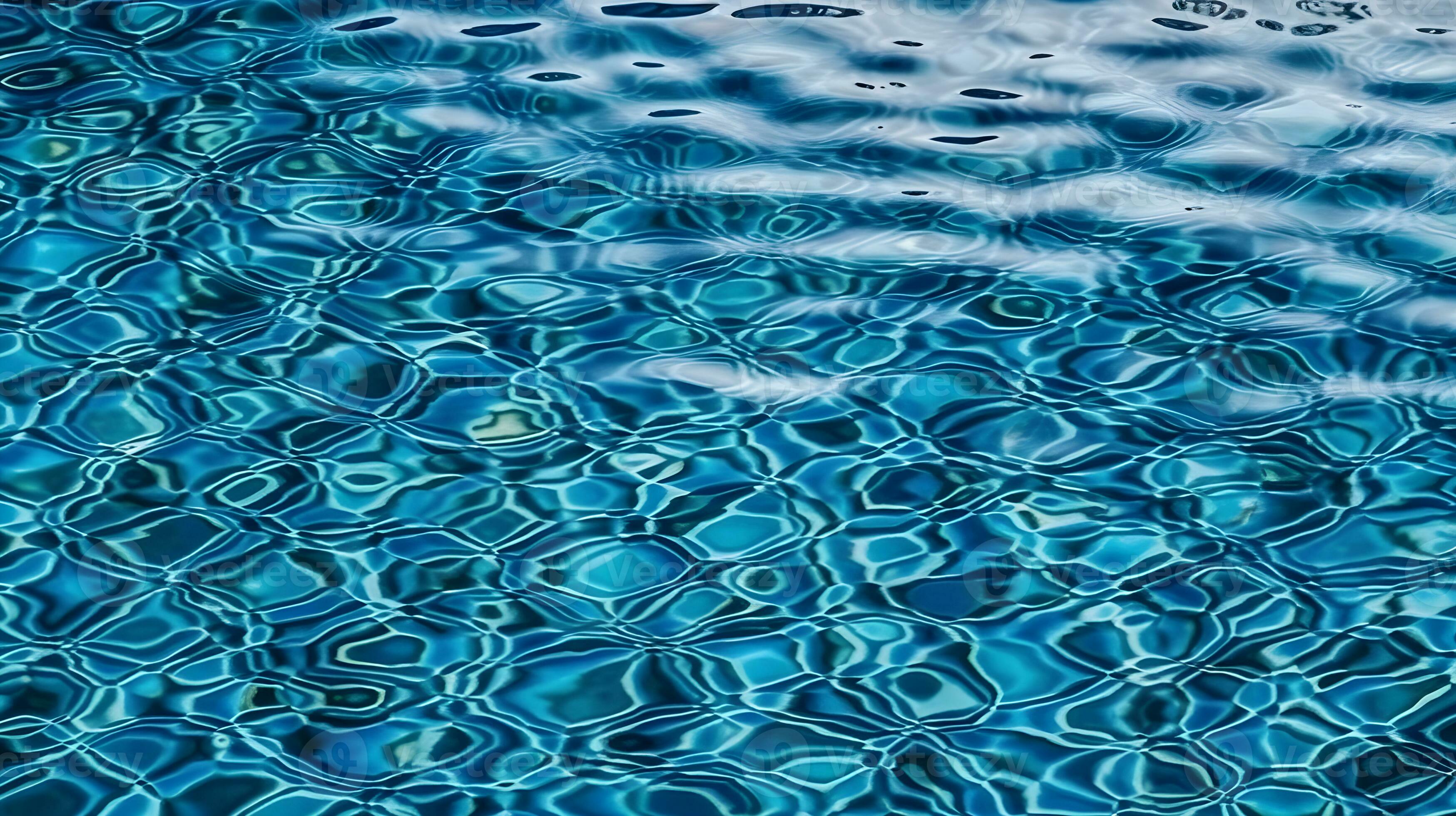 top view swimming pool water background ,blue sea water wallpaper  ,generative ai 27125976 Stock Photo at Vecteezy