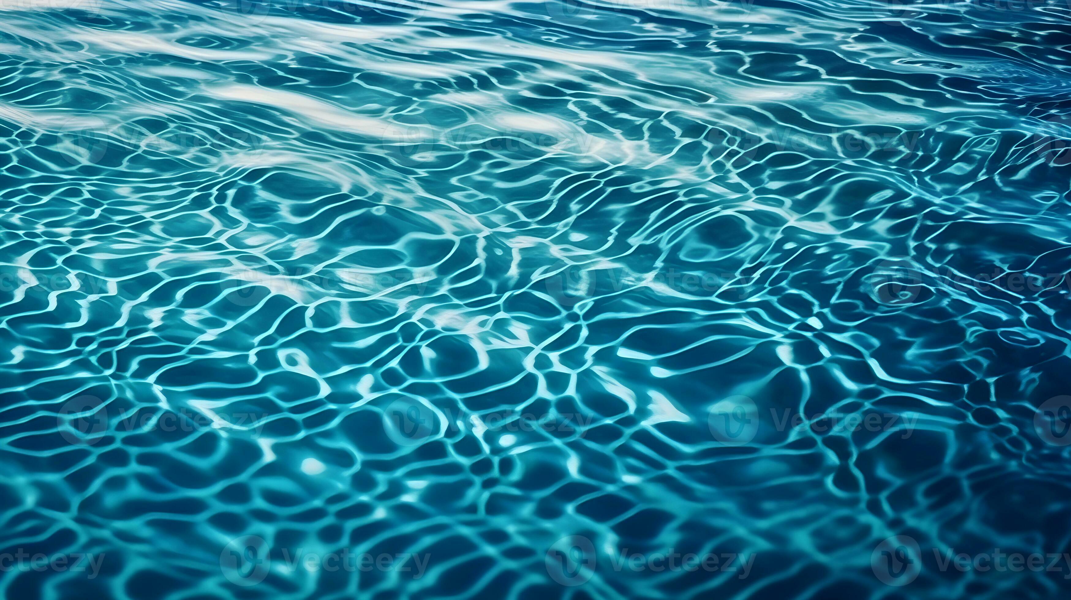top view swimming pool water background ,blue sea water wallpaper  ,generative ai 27125976 Stock Photo at Vecteezy