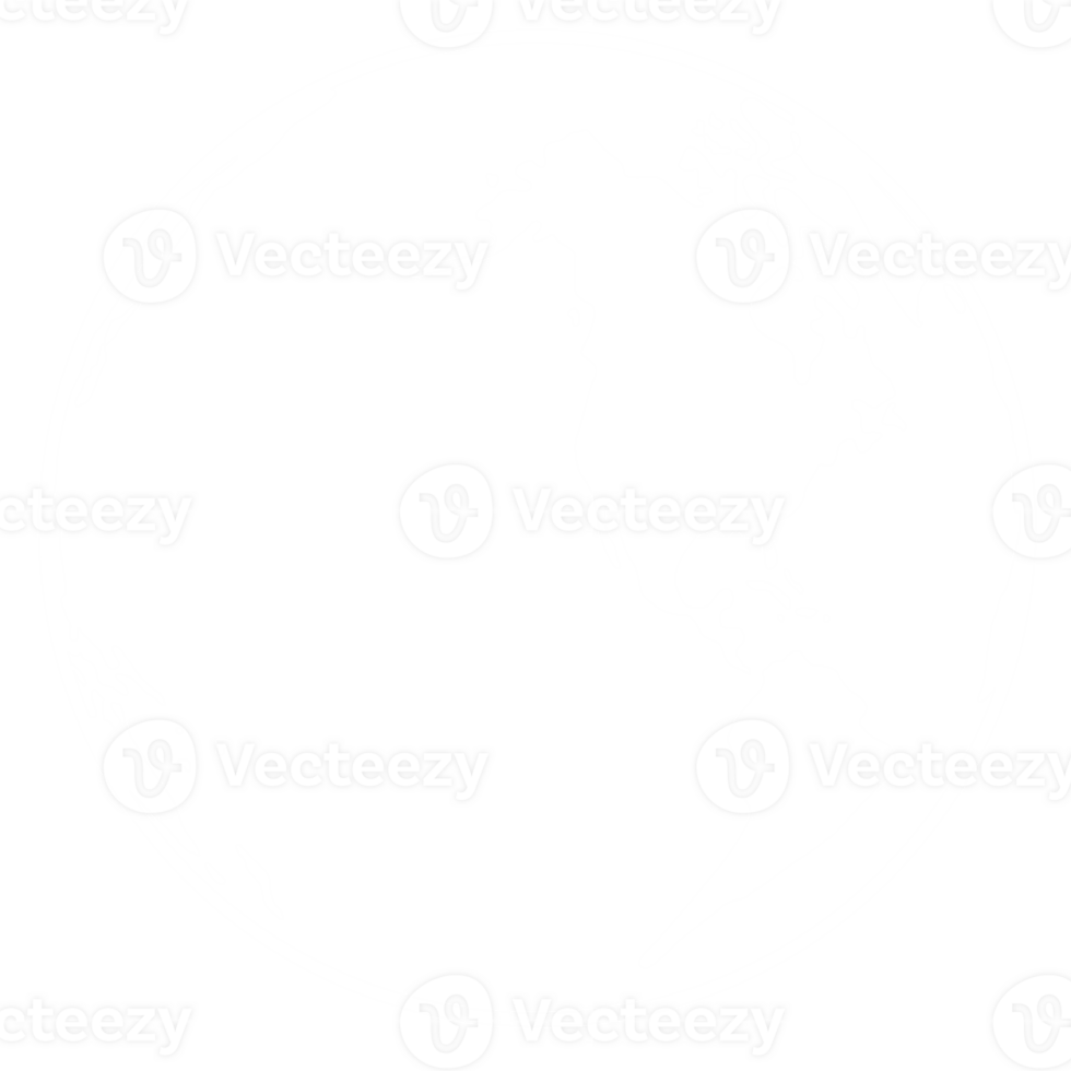 World Map on Globe Silhouette for Icon, Symbol, App, Website, Pictogram, Logo Type, Art Illustration or Graphic Design Element. Format PNG