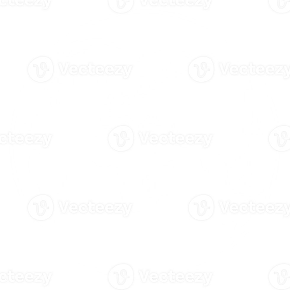 World Map on Globe Silhouette for Icon, Symbol, App, Website, Pictogram, Logo Type, Art Illustration or Graphic Design Element. Format PNG