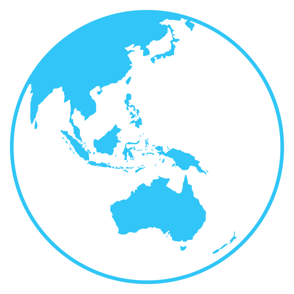 Indonesia Map on the World Map Globe Silhouette, can use for Icon, Symbol, App, Website, Pictogram, Logo Type, Art Illustration or Graphic Design Element. Format PNG