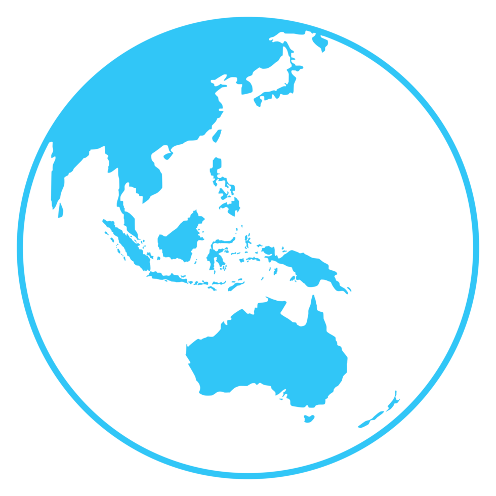 Indonesia Map on the World Map Globe Silhouette, can use for Icon, Symbol, App, Website, Pictogram, Logo Type, Art Illustration or Graphic Design Element. Format PNG