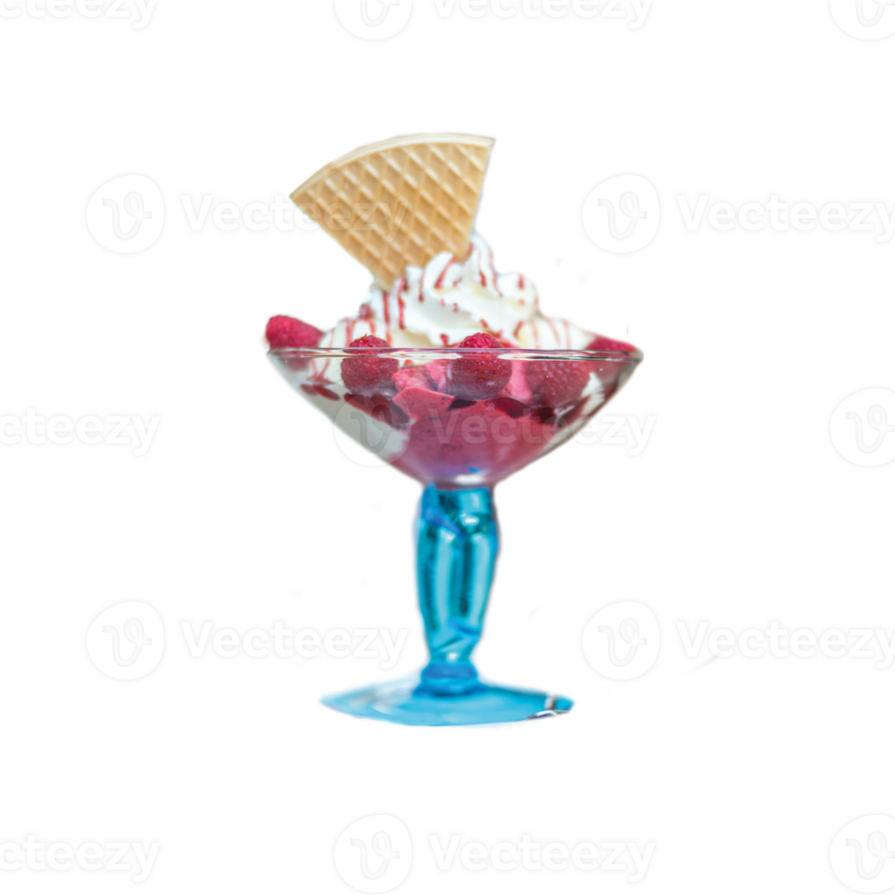 ice cream sundae isolated on a transparent background png