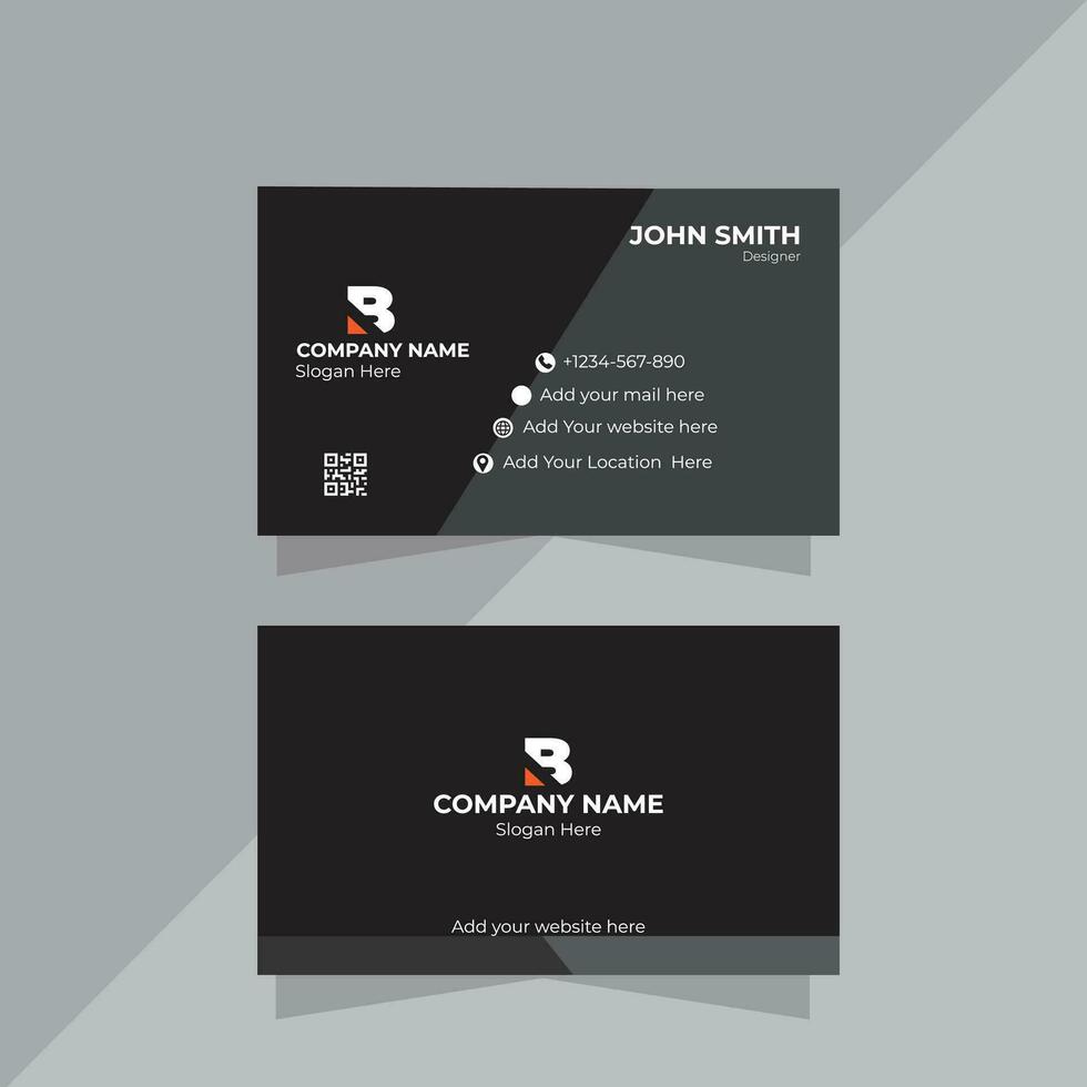 Business card design vector