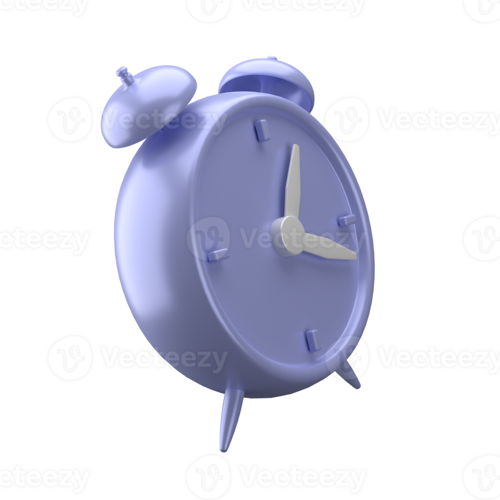 3d rendering of clock and hourglass icon, fit for design assets of business or finance, purple icon, 3d icons set png