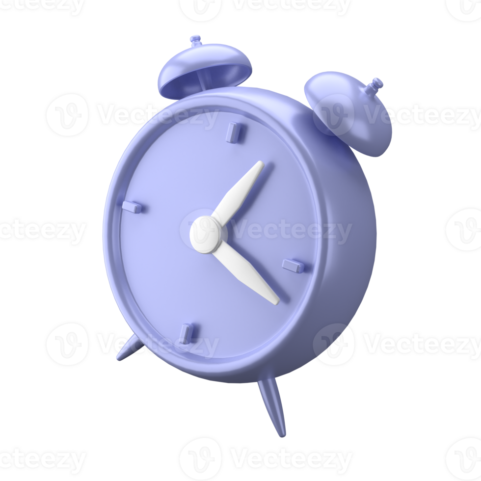 3d rendering of clock and hourglass icon, fit for design assets of business or finance, purple icon, 3d icons set png