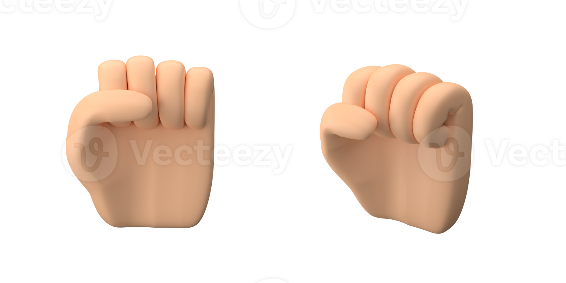 3d rendering of hand with finger pose make cool finger gesture, suitable to emoticon assets or icons, 3d icons set, png