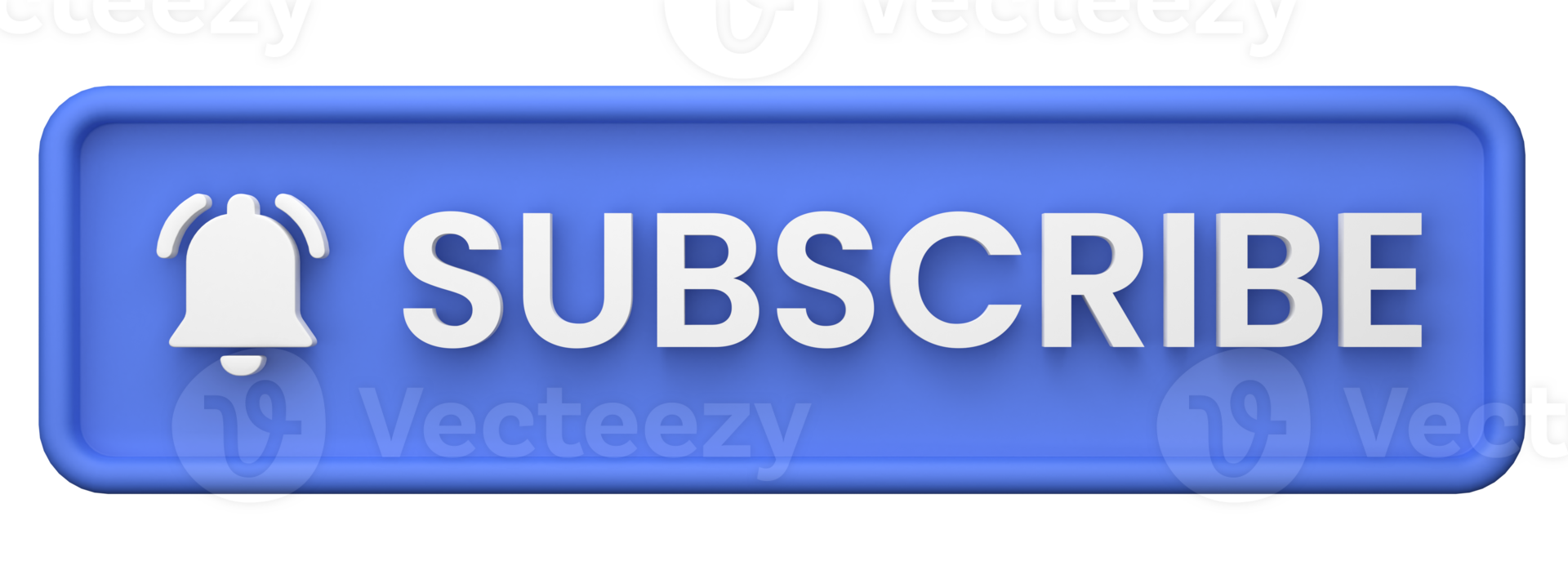 3d rendering of  Subscribe Button, Like Button and Notification Bell Button. Suitable for vlog or youtube asset png