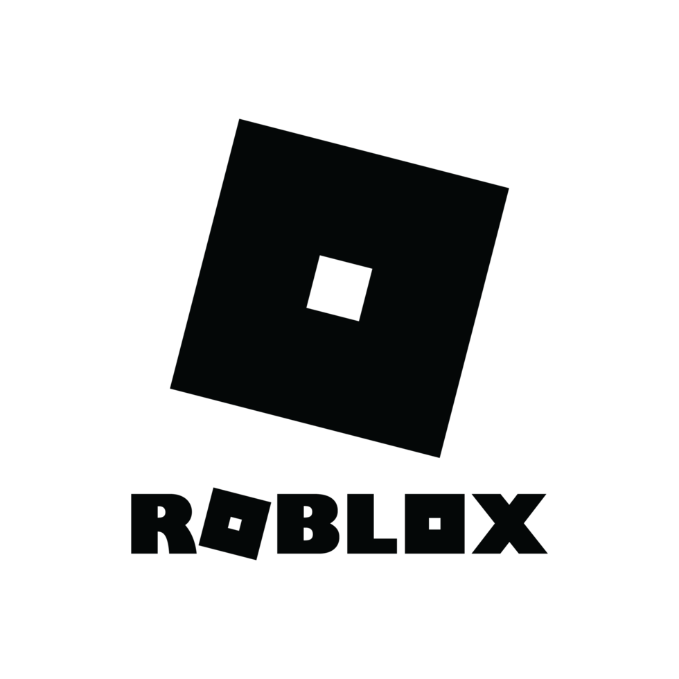 Roblox logo black and white transparent PNG - StickPNG