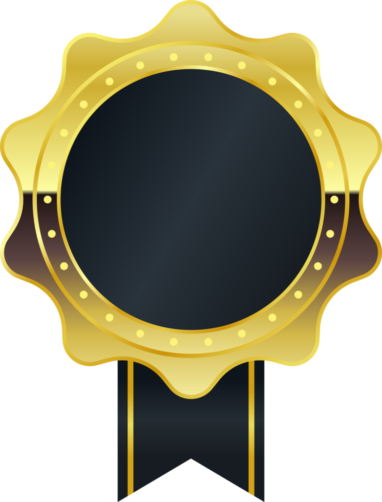 Luxurious Gold Emblem png