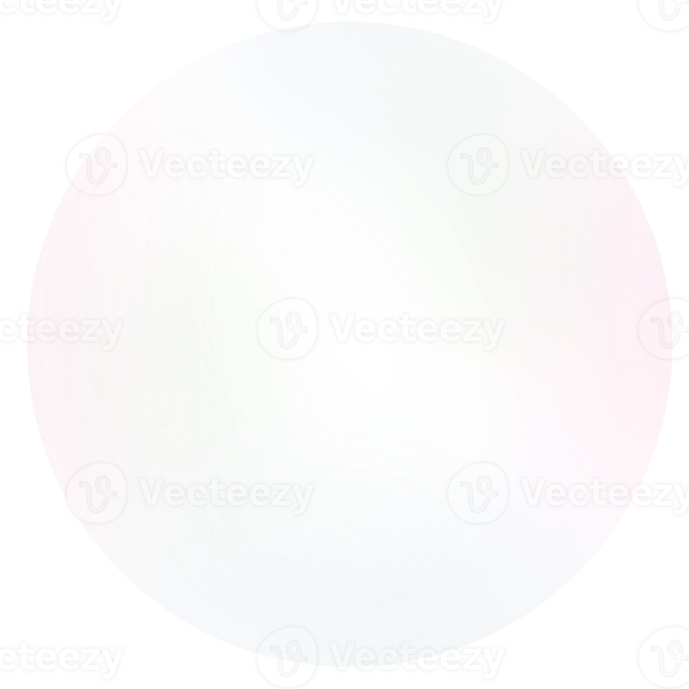 Soap bubbles with rainbow shadows png
