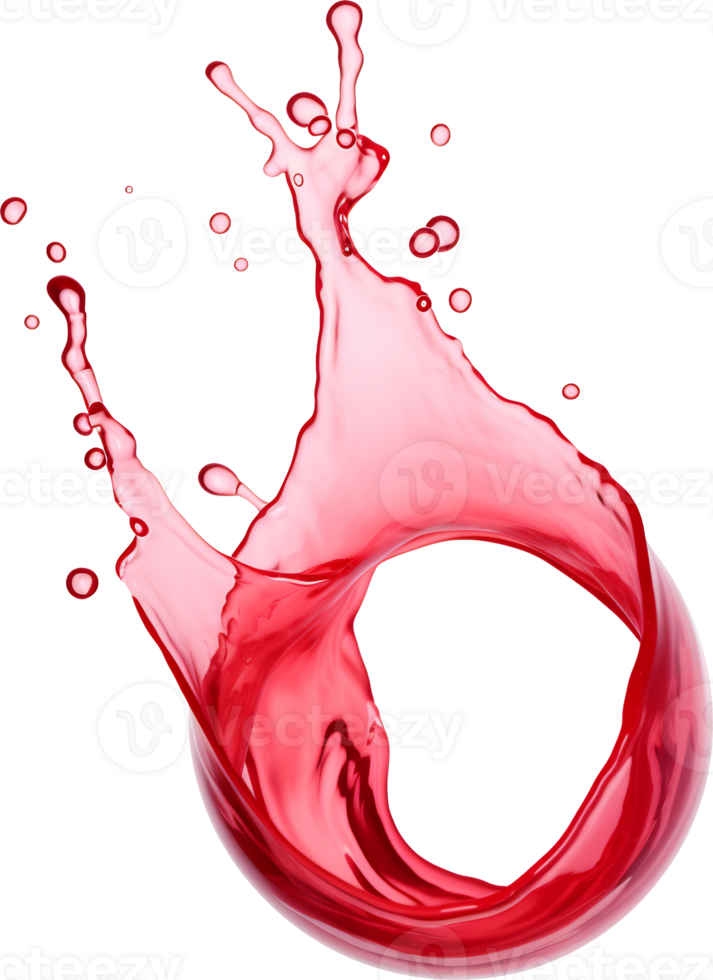 Colorful liquid splashes - Ai Generated - Generative AI png