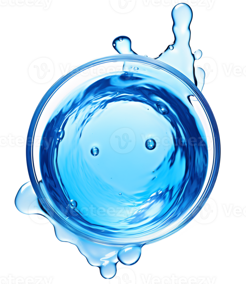 Colorful liquid splashes - Ai Generated - Generative AI png