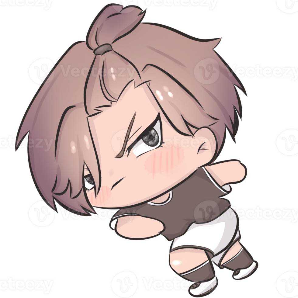 Sports player chibi png