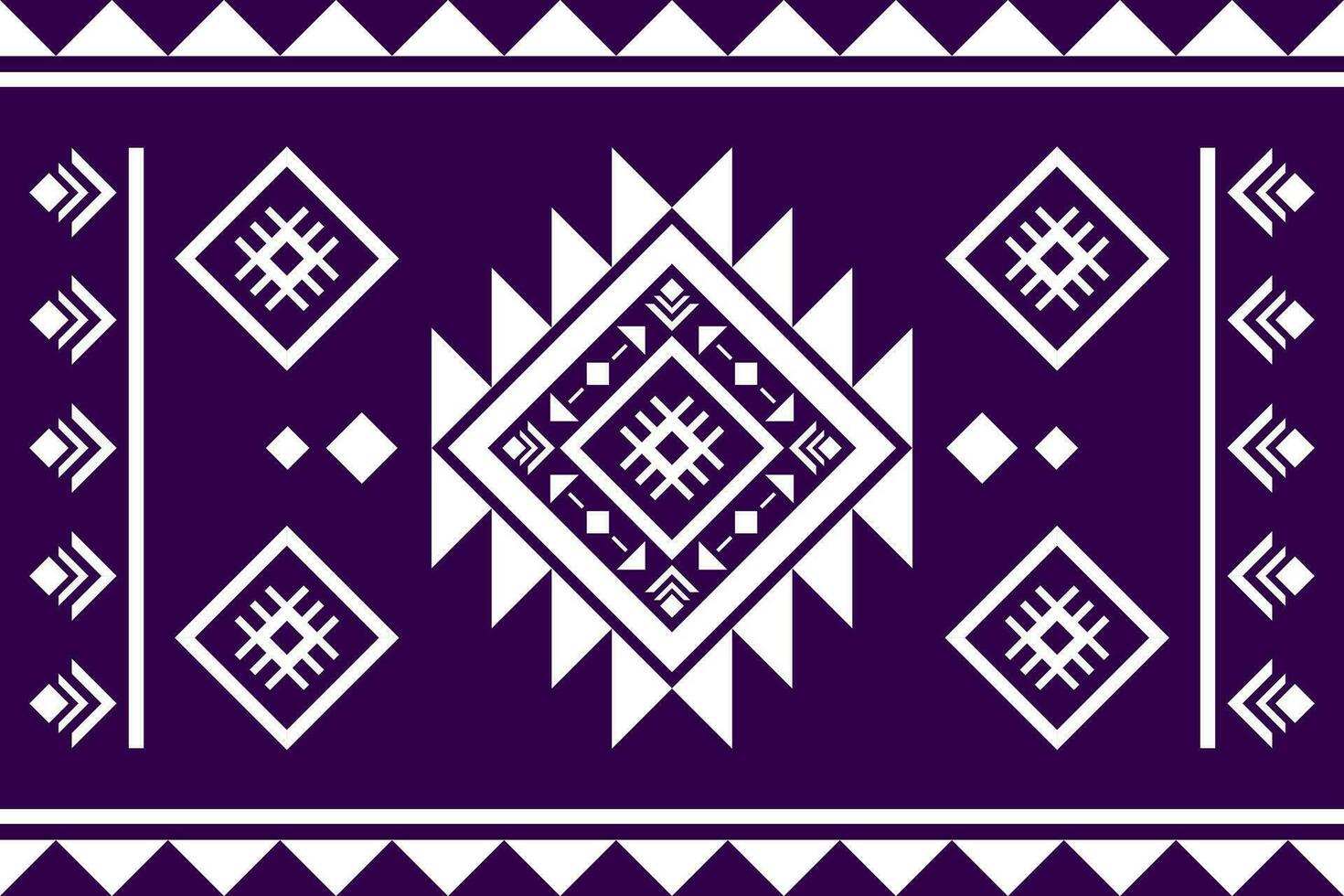 Carpet tribal pattern art. Geometric ethnic seamless pattern traditional. American, Mexican style. vector