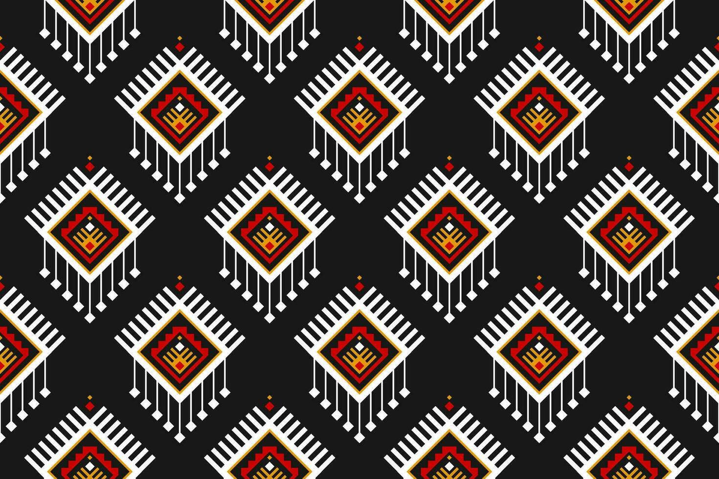 Geometric ethnic seamless pattern traditional. American, Mexican style. Aztec tribal ornament print. vector