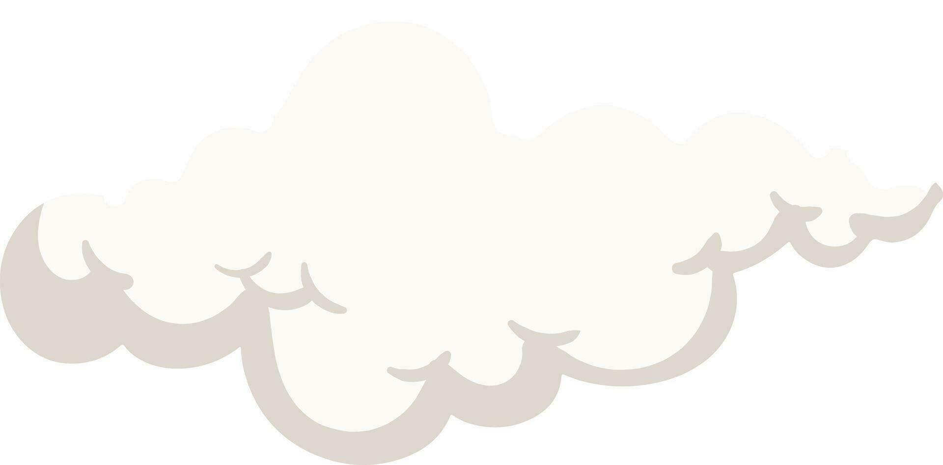 blanco nube elemento vector