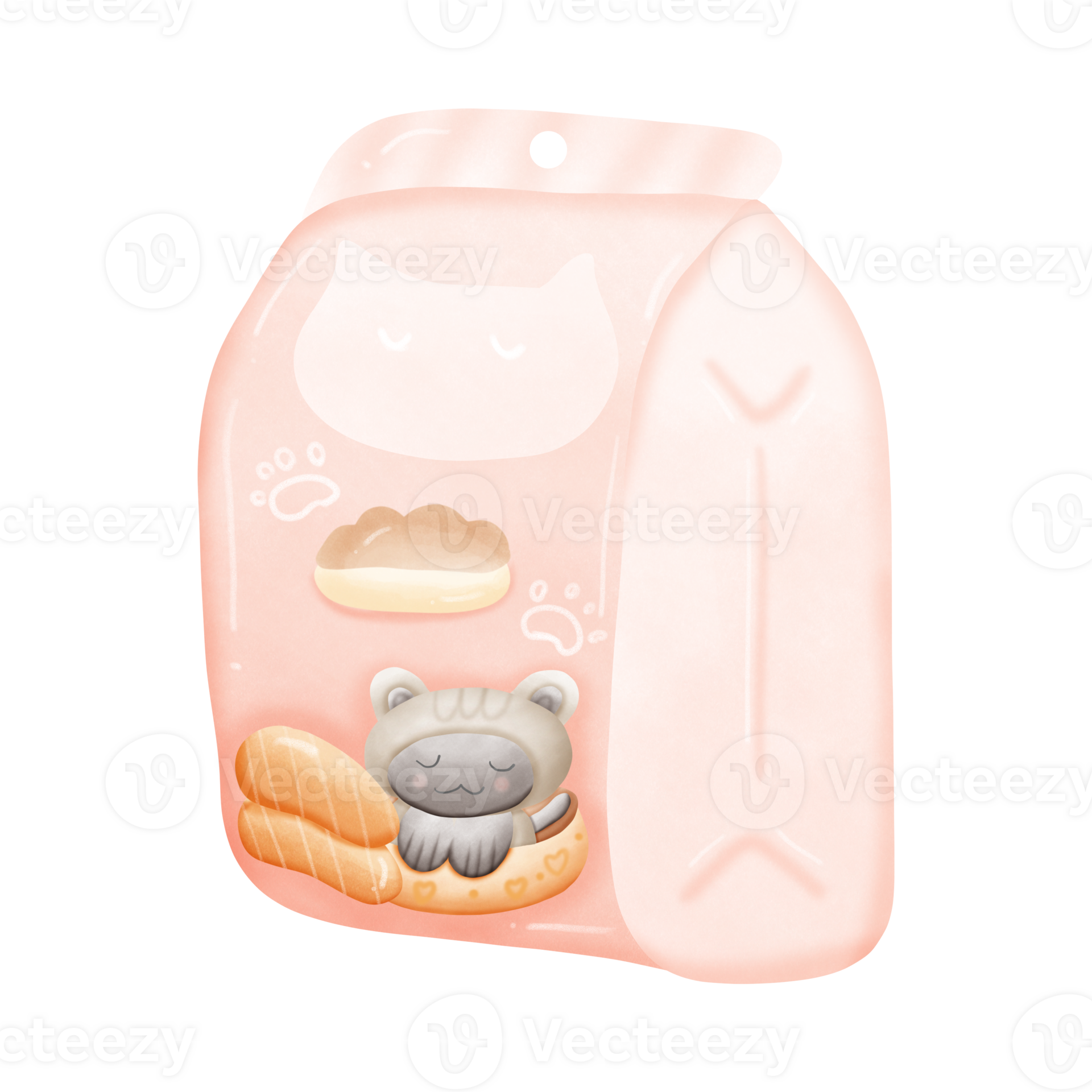 Cute Dry Cat Food In A Orange Plastic Bag Isolated On Transparent 22-lb-purina-cat-chow-hairball-healthy-weight-indoor-dry-cat-food