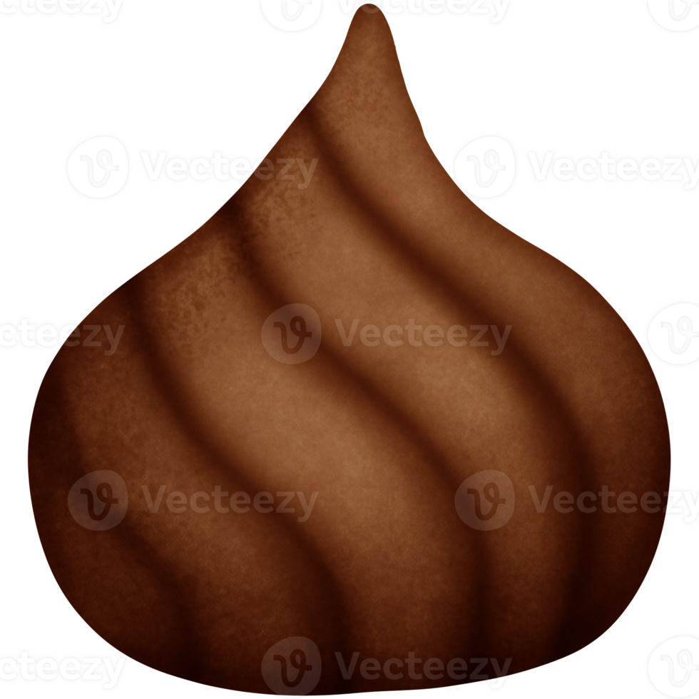 Chocolate isolated on transparent background png