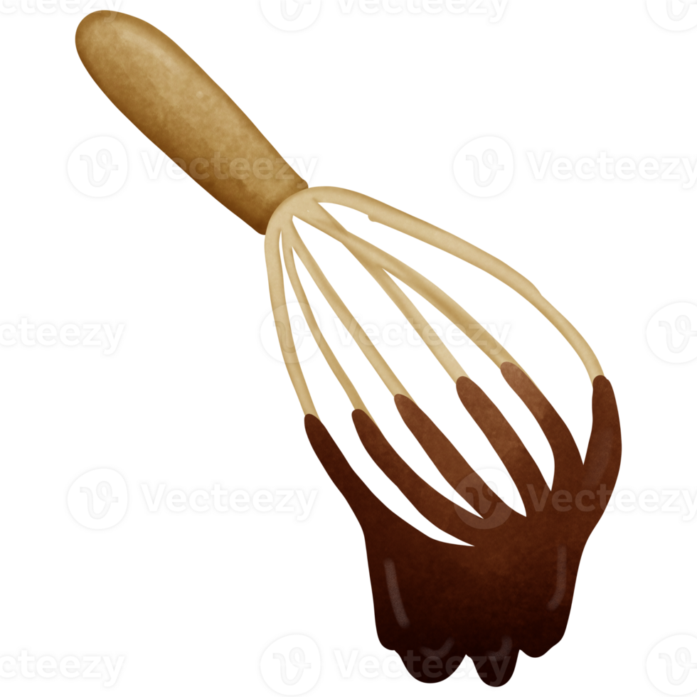 chocolate sauce whisk isolated on transparent background 27129458 PNG