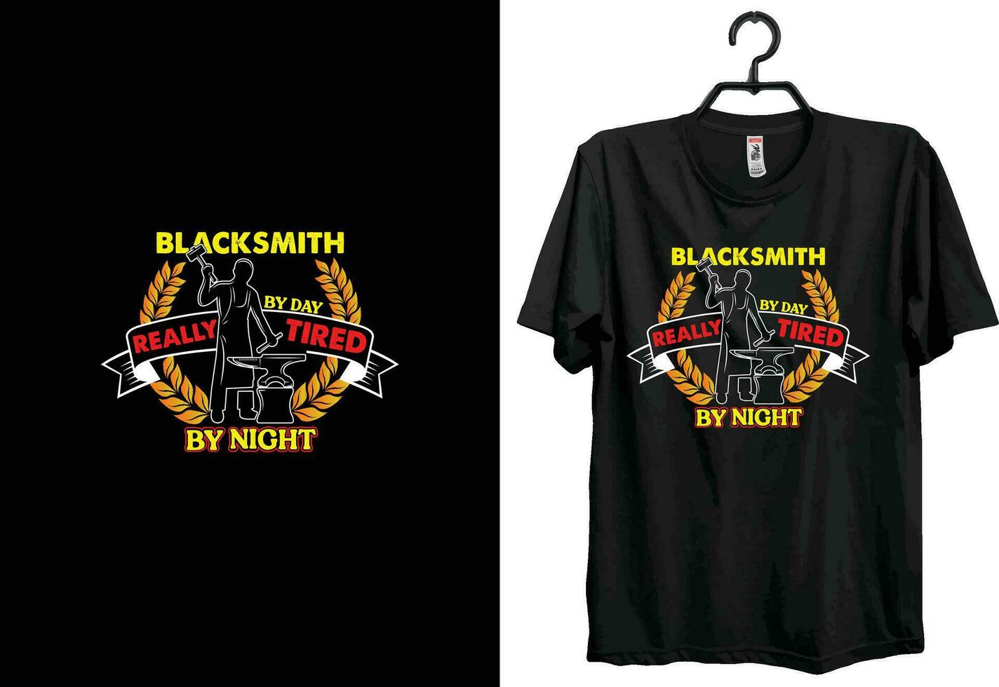 Blacksmith t-shirt design. Typography, Custom, Vector t-shirt design. Funny blacksmith t-shirt design